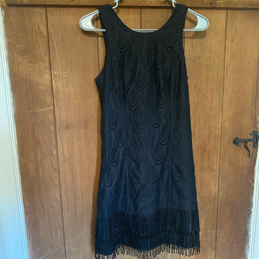 Lilly Pulitzer Murray flapper beaded dress onyx black - Picture 2 of 6
